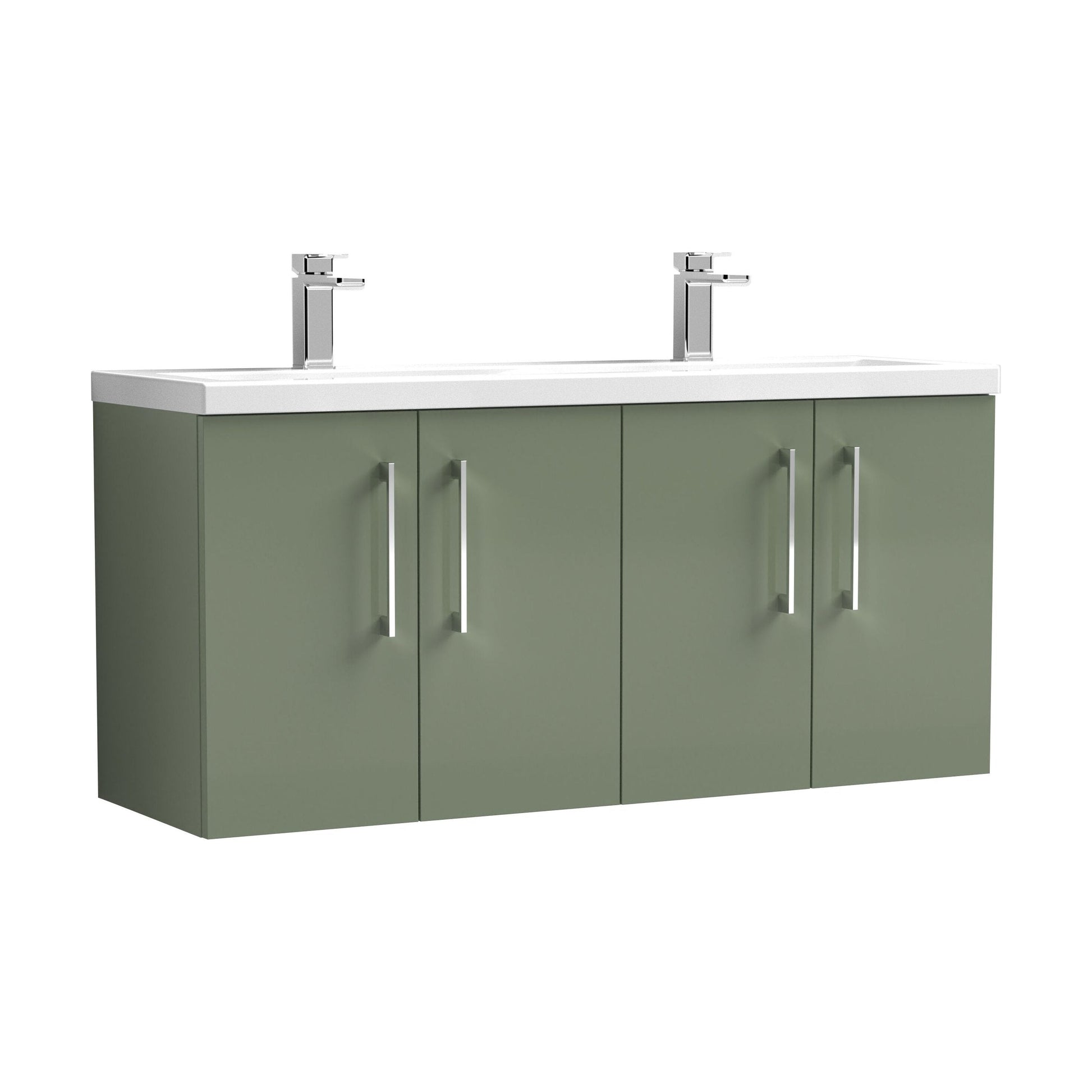 [BFLE823F2] Bramshall 4 Door Vanity Basin Unit - 1200mm - Choice of Basin and Colour - Cutout