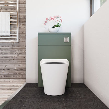 [BFLE841] Bramshall 500mm Floor-Standing Contemporary Compact WC Toilet Unit - Lifestyle 1