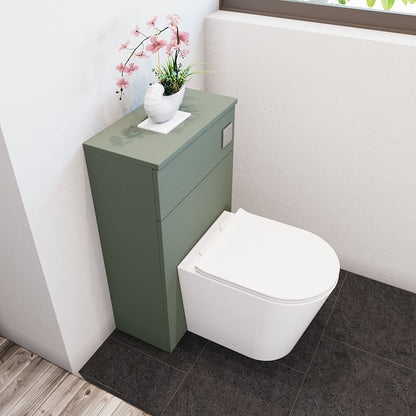 [BFLE841] Bramshall 500mm Floor-Standing Contemporary Compact WC Toilet Unit - Lifestyle 2