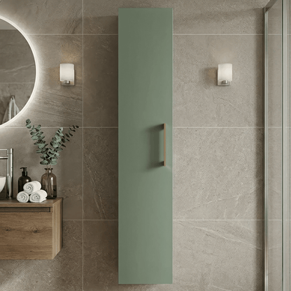 [BFLE861H017] Bramshall 300mm Wall Hung 1 Door Tall Unit - Choice of Colour and Handle Finish - Silo