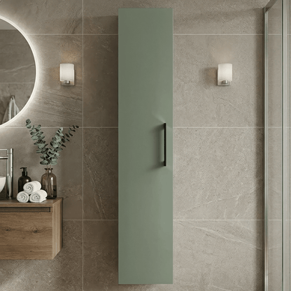 [BFLE861H018] Bramshall 300mm Wall Hung 1 Door Tall Unit - Choice of Colour and Handle Finish - Silo