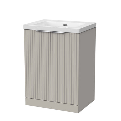 [BFLF3203K] Callingwood Contemporary Floor Standing 2 Door Vanity Unit with 0 Tap Hole Fireclay Basin, Choice of Size and Colour - Cutout