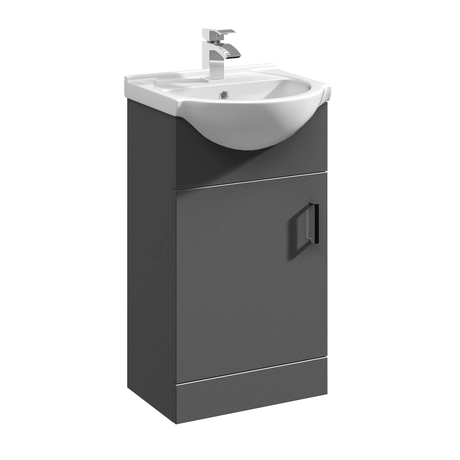 [BFOR1401] 450 PR Std Basin Unit Soft Black - Cutout