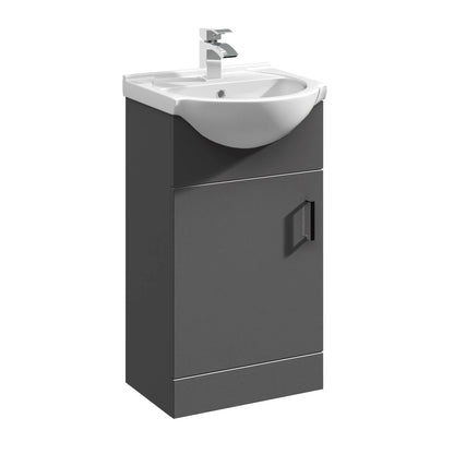 [BFOR1401] 450 PR Std Basin Unit Soft Black - Cutout