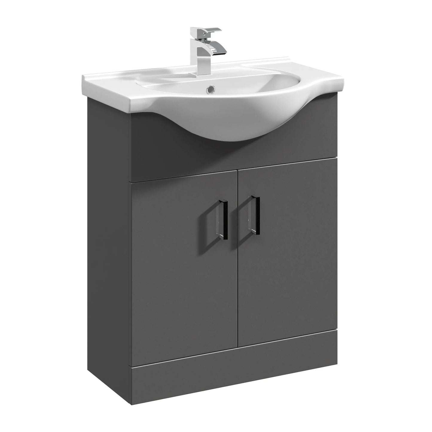 [BFOR1403] 650 PR Std Basin Unit Soft Black - Cutout