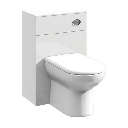 [BFOR141] Slimline WC Unit   - 500mm - Gloss White - Cutout