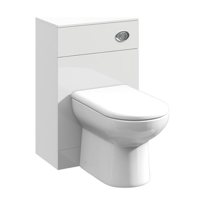 [BFOR142] WC Unit   - 500mm - Gloss White - Cutout
