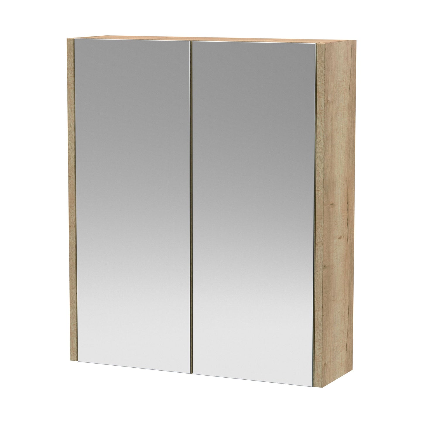 [BFPF1817] Winshill Mirror - Light Oak - 600mm - Cutout