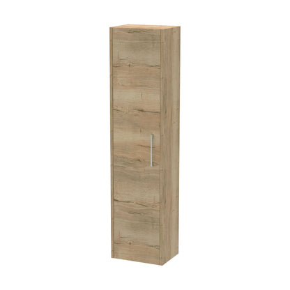 [BFPF1861] Winshill Wall Hung 1 Door Tall Cabinet - Light Oak - 350mm - Cutout