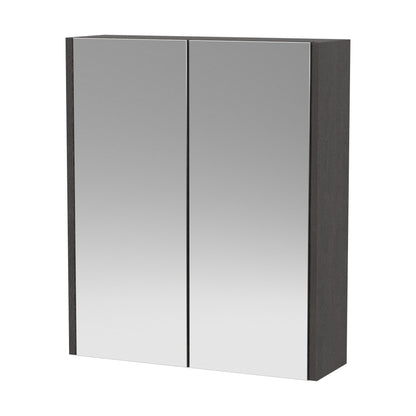 [BFPF2217] Winshill Mirror - Woodgrain Dark Grey - 600mm - Cutout