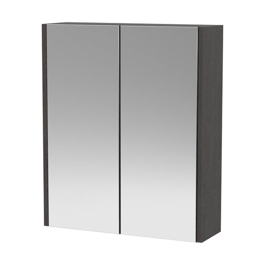 [BFPF2217] Winshill Mirror - Woodgrain Dark Grey - 600mm - Cutout