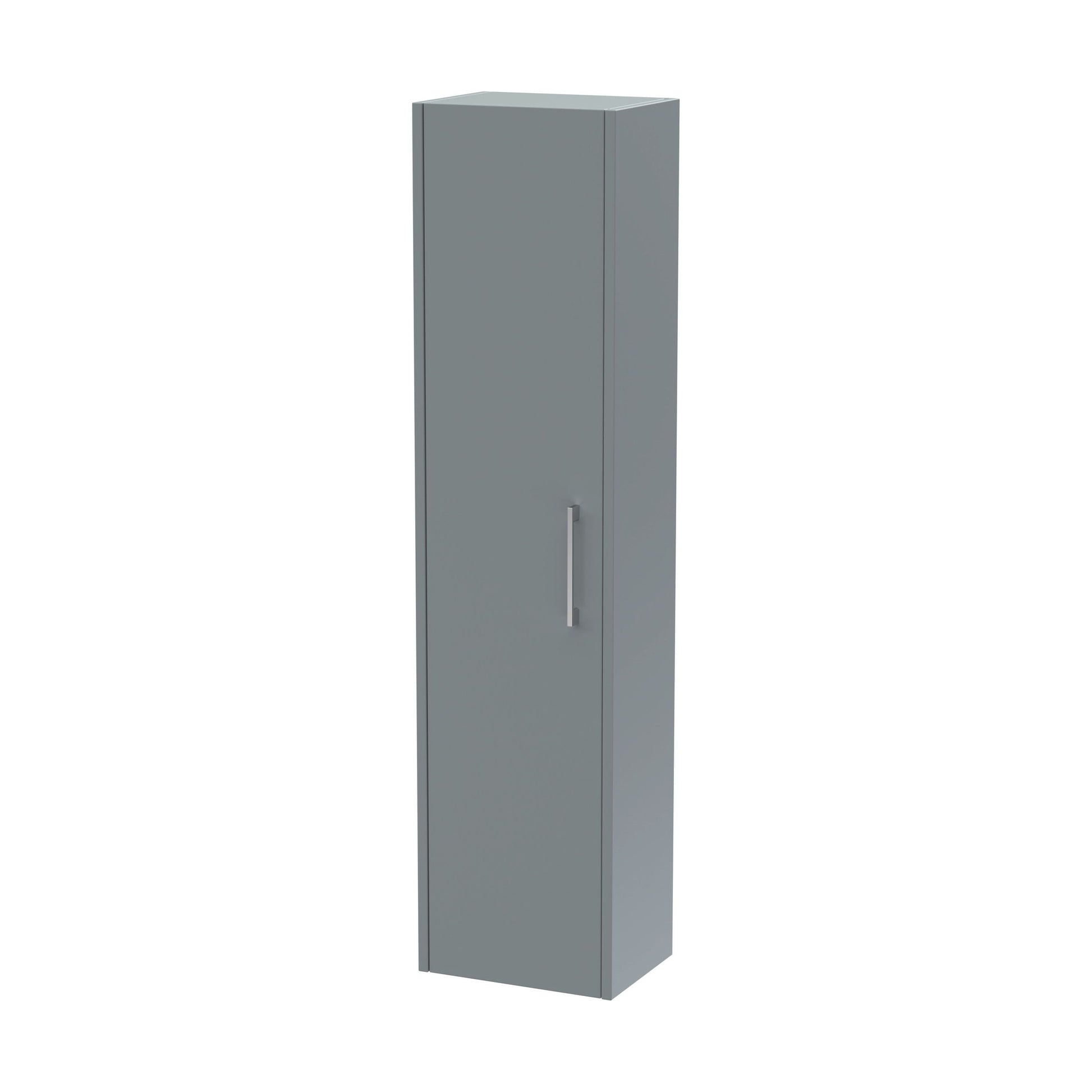 [BFPF2361] Winshill Wall Hung 1 Door Tall Cabinet - Grey - 350mm - Cutout
