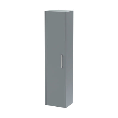 [BFPF2361] Winshill Wall Hung 1 Door Tall Cabinet - Grey - 350mm - Cutout