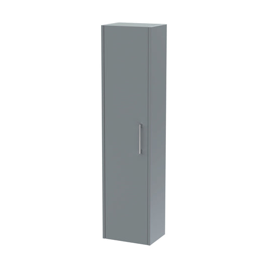 [BFPF2361] Winshill Wall Hung 1 Door Tall Cabinet - Grey - 350mm - Cutout