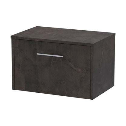 [BFPF2622W] Winshill Contemporary 1 Drawer Wall Hung Vanity Unit with Worktop, 600mm - Cutout