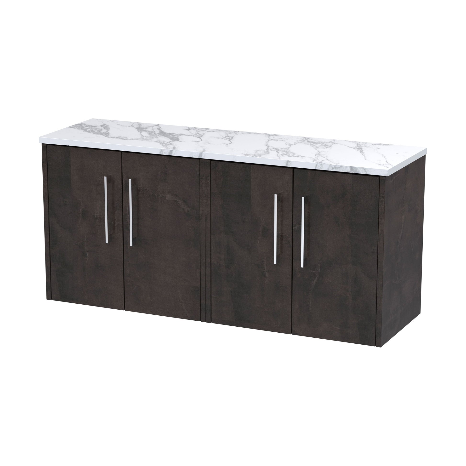 [BFPF2623LCM2] Winshill Contemporary 2 Door Wall Hung Vanity Unit with Laminate Worktop, 1205mm - Cutout