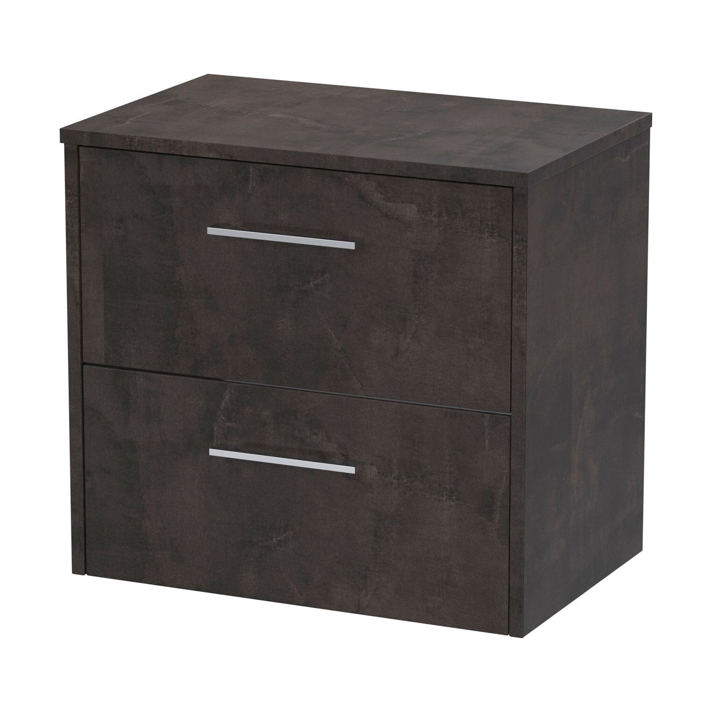 [BFPF2624W] Winshill Contemporary 2 Drawer Wall Hung Vanity Unit with Worktop, 600mm - Cutout