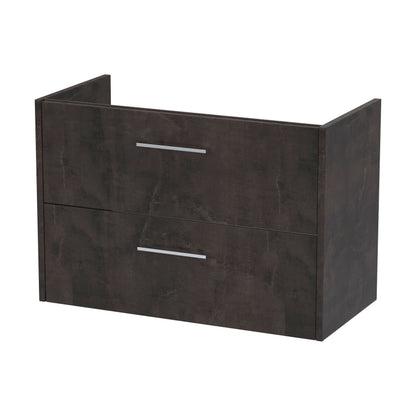 [BFPF2626] Winshill Wall Hung 2 Drawer Vanity Unit - 385mm - Cutout