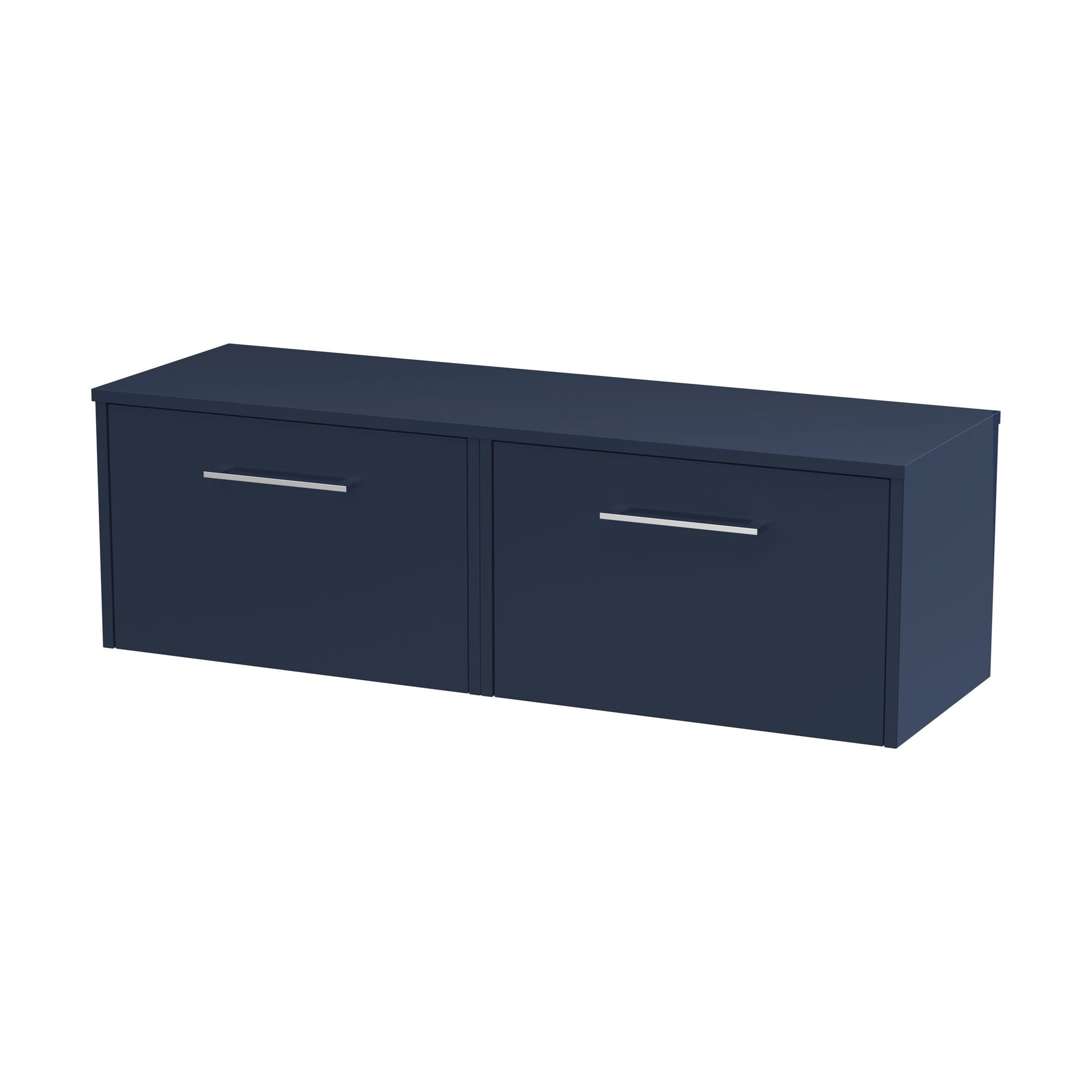 [BFPF2922W2] Winshill Contemporary 2 Drawer Wall Hung Vanity Unit with Worktop, 1200mm - Cutout