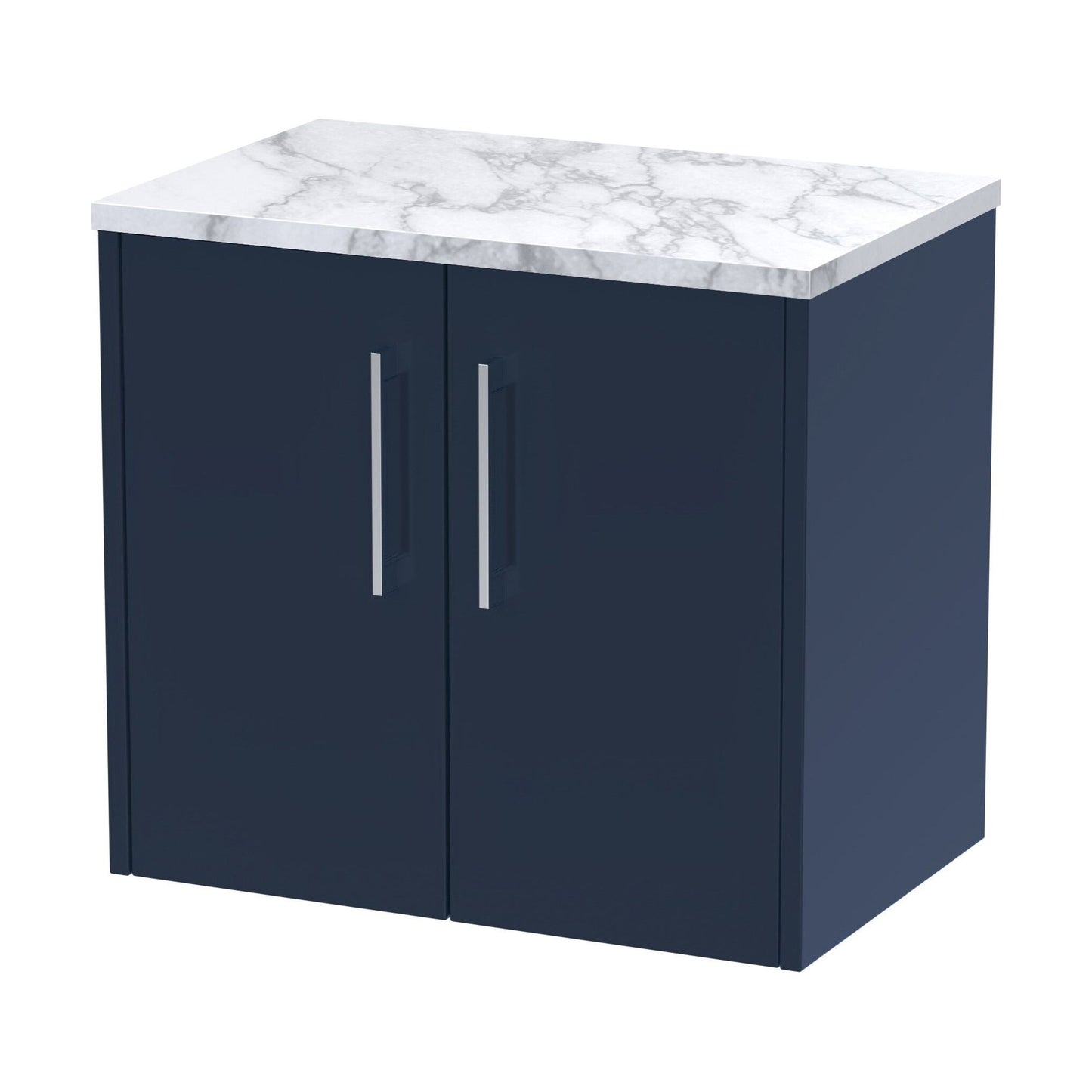 [BFPF2923LCM] Winshill Contemporary 2 Door Wall Hung Vanity Unit with Laminate Worktop, 600mm - Cutout
