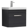 Woodgrain Charcoal Black