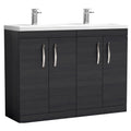 Woodgrain Charcoal Black