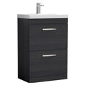 Woodgrain Charcoal Black