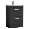 Woodgrain Charcoal Black