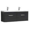 Woodgrain Charcoal Black