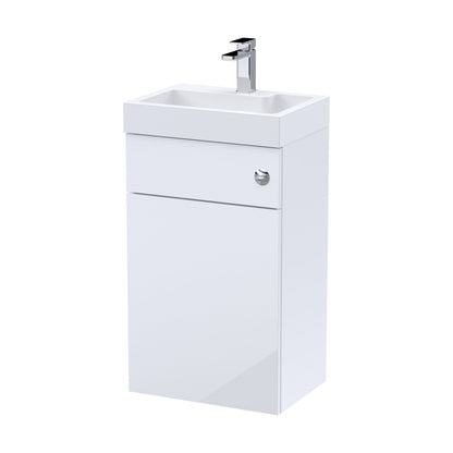 [BFRI145CB] 500mm Basin With WC Unit GLWHT - Cutout