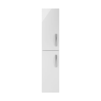 [BFRI162E] 300mm Tall Unit 2 Door GLWHT - Cutout