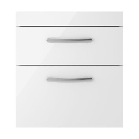 [BFRI192E] 500 Wall Hung 2-Drawer Basin Unit - Cutout