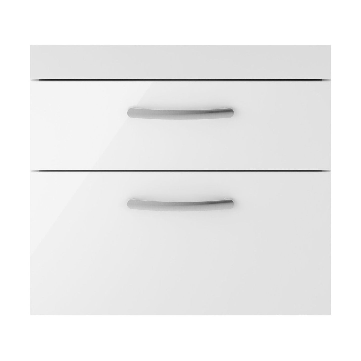 [BFRI193E] 600 Wall Hung 2-Drawer Basin Unit - Cutout