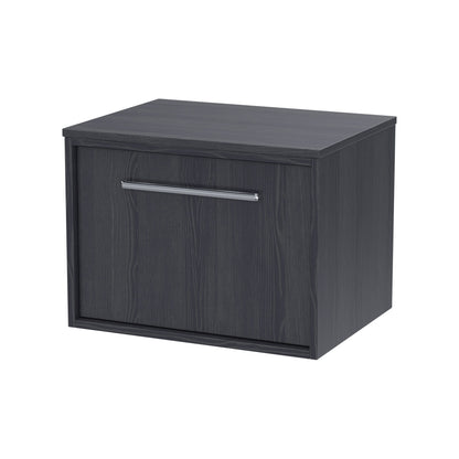 [BFRS2294W] Sturbridge Contemporary Wall Hung 1 Drawer Vanity Unit with Laminate Worktop - Choice of Size and Colour - Cutout