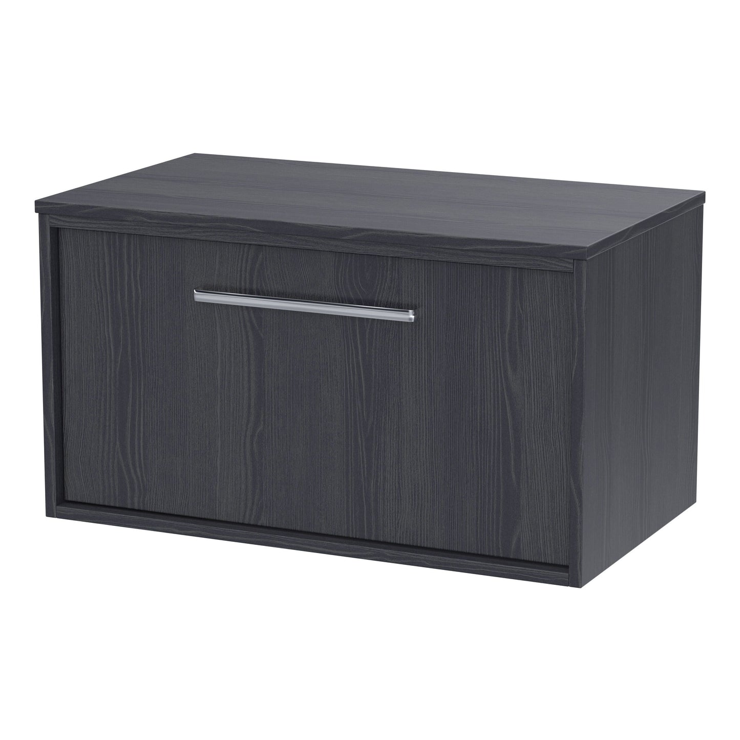 [BFRS2296W] Sturbridge Contemporary Wall Hung 1 Drawer Vanity Unit with Laminate Worktop - Choice of Size and Colour - Cutout