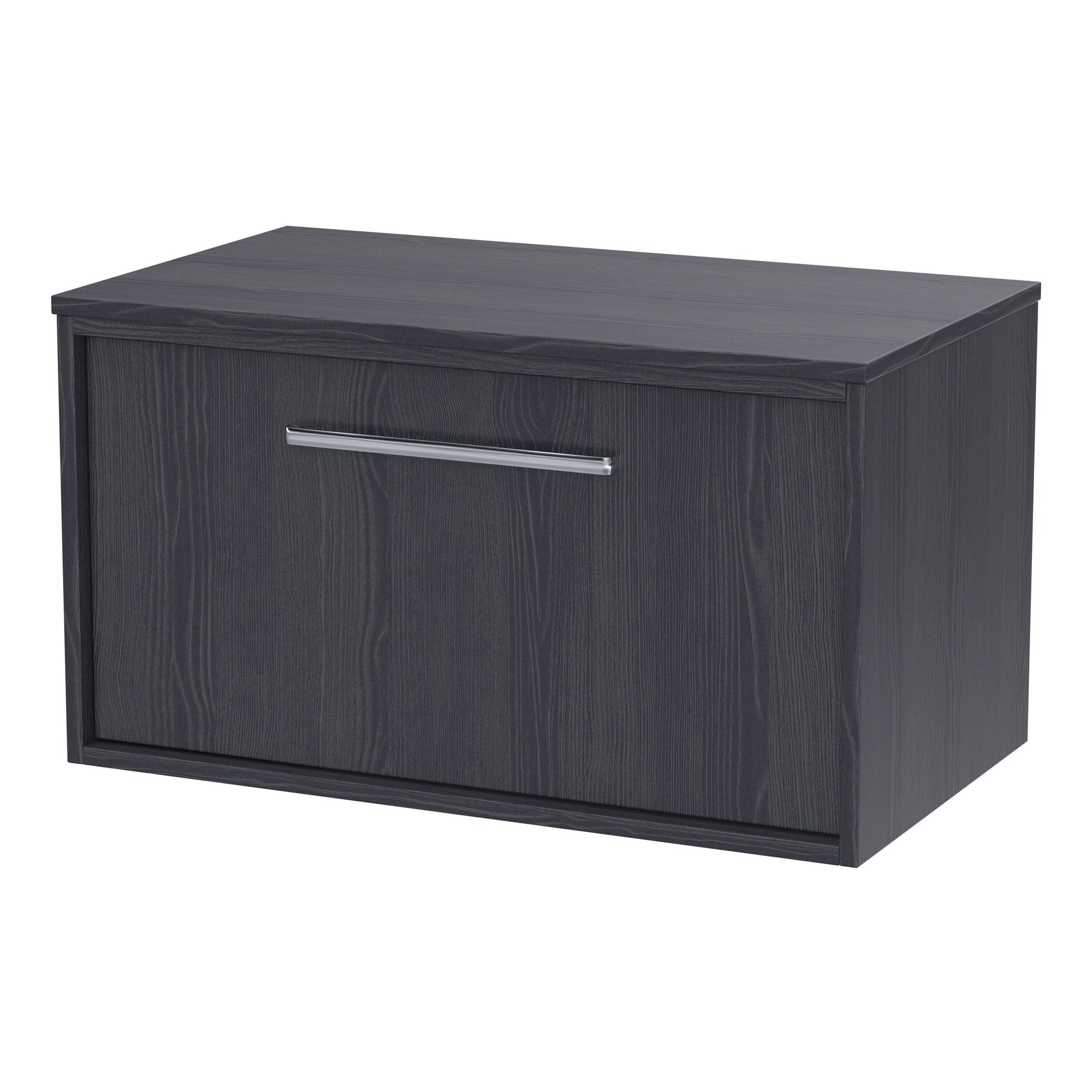 [BFRS2296W] Sturbridge Contemporary Wall Hung 1 Drawer Vanity Unit with Laminate Worktop - Choice of Size and Colour - Cutout