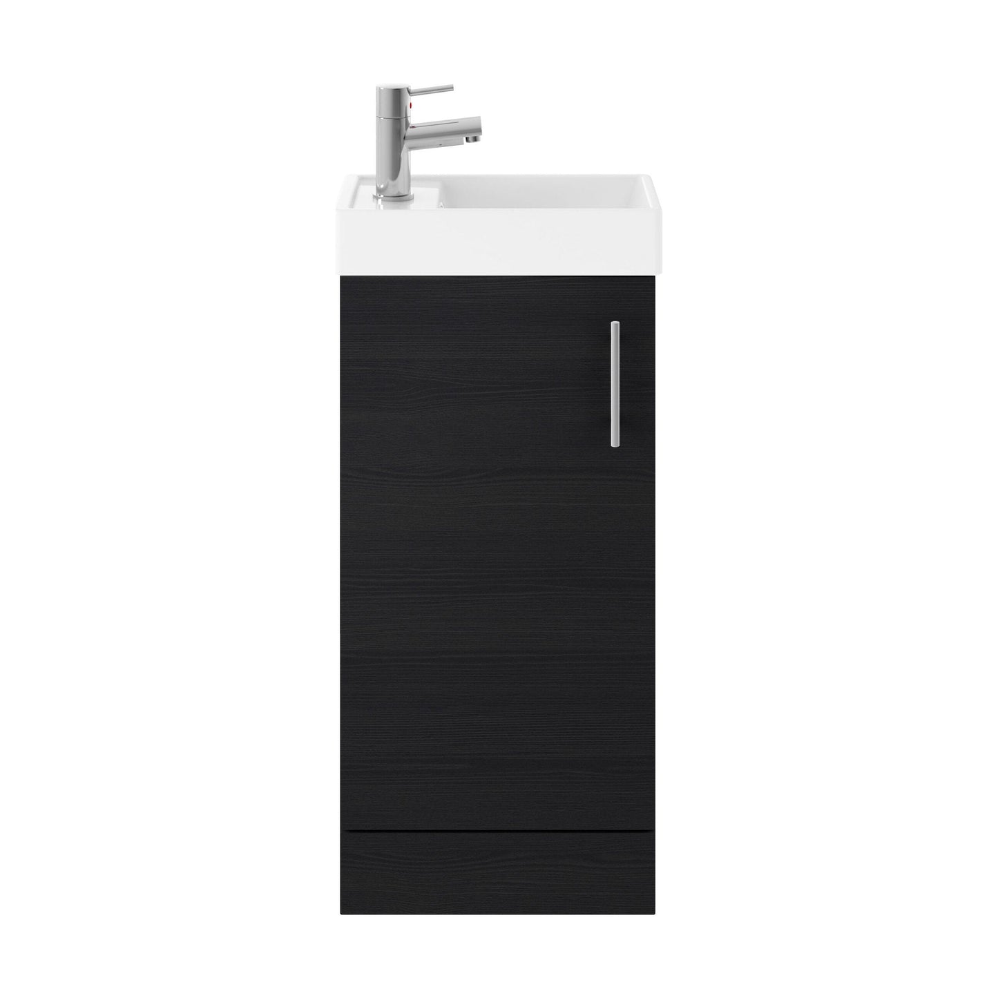 [BFSA004] Freehay Compact Cloakroom Vanity Basin Unit, 400mm - Choice of Mount Type, Colour and Handle Finish - Cutout