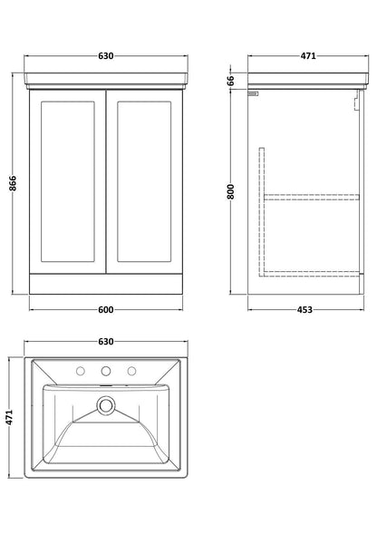 [BFSH1403B] Line Drawing