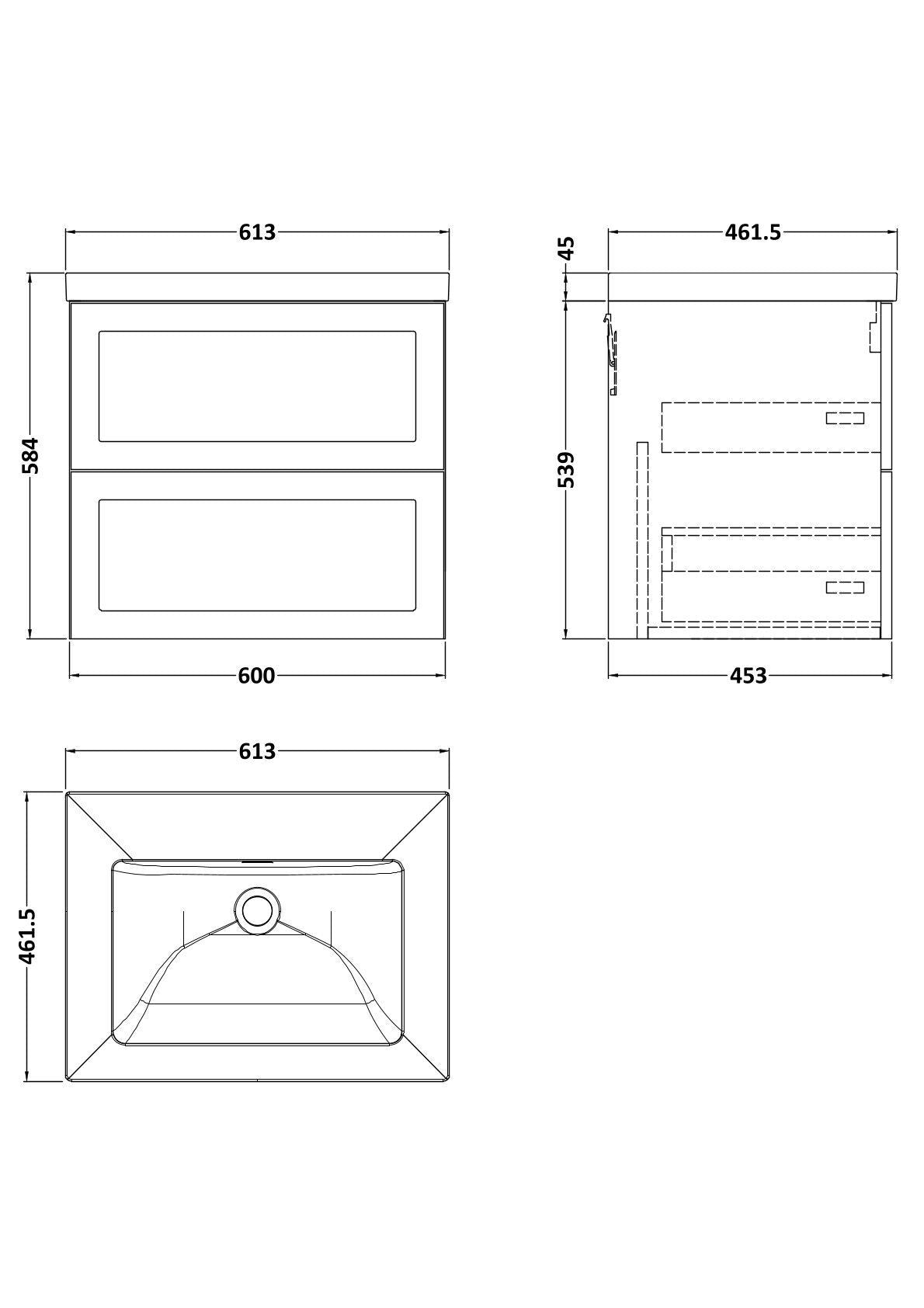 [BFSH3224K] Line Drawing