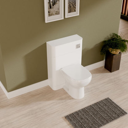 [BFWA141] Aldershawe Modern Floor Standing Soft Square WC Toilet Unit – 550mm - Lifestyle 2