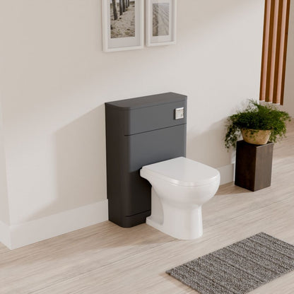 [BFWA1441] Aldershawe Modern Floor Standing Soft Square WC Toilet Unit – 550mm - Lifestyle 3