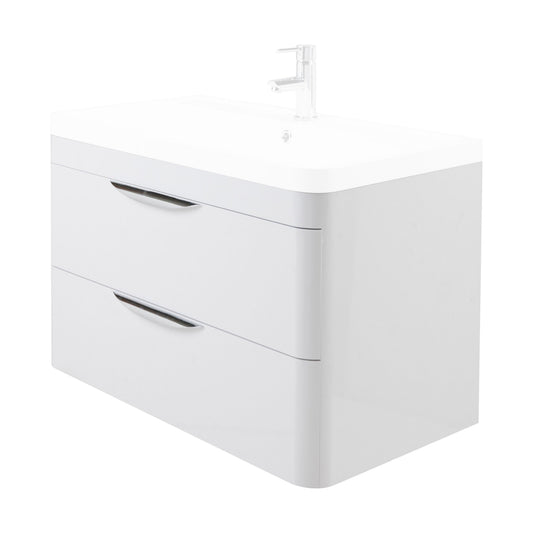 [BFWA185] 800 Wall Hung 2-Drawer Basin Unit (500x7 - Cutout