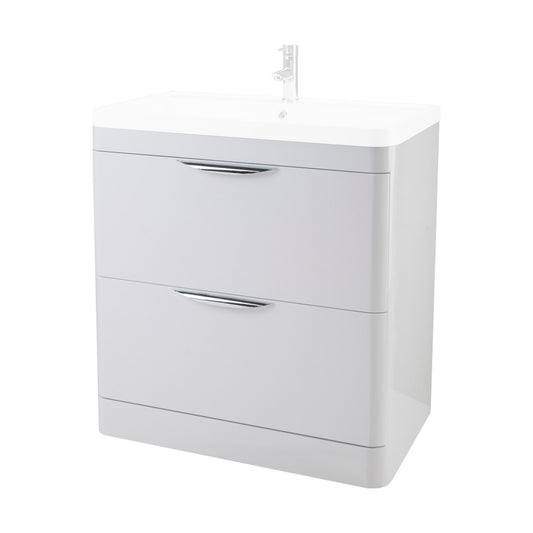 [BFWA195] 800 Floor Standing 2-Drawer Basin Unit ( - Cutout