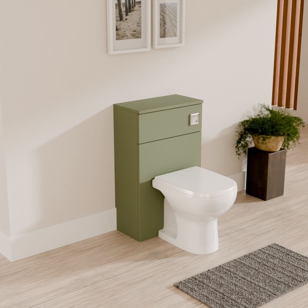 [BFWA841] Aldershawe Modern Floor Standing Soft Square WC Toilet Unit – 550mm - Lifestyle 3