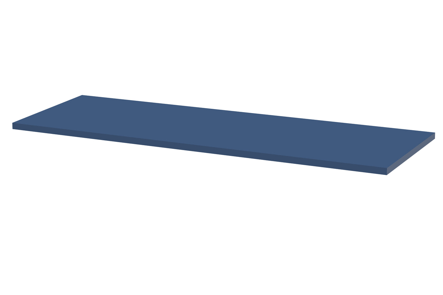 [BFWT320] Worktop - 1200mm Satin Blue - Cutout