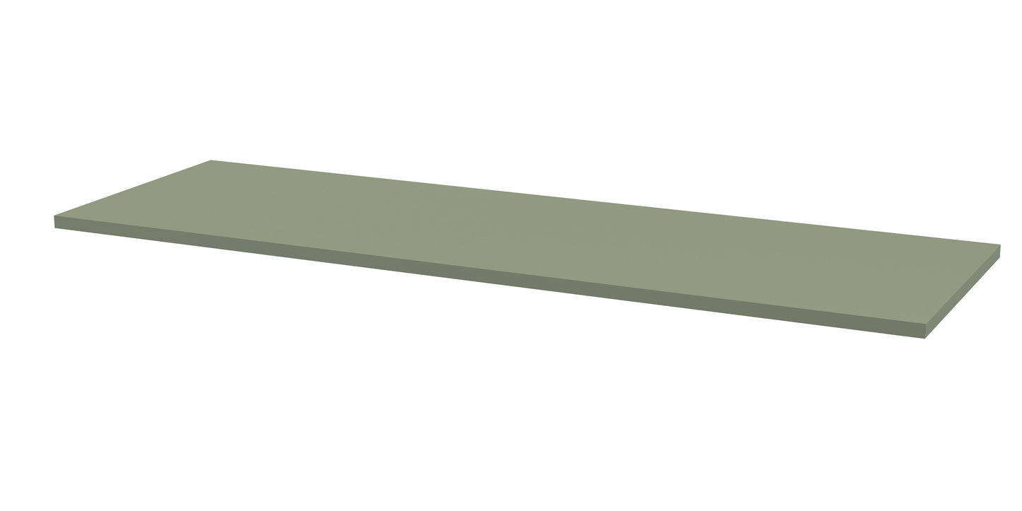 [BFWT820] Worktop - 1200mm Satin Green - Cutout