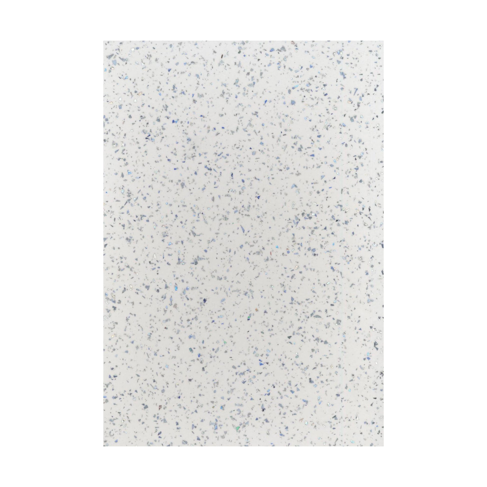 [BFWWSP2] White Sparkle MFC Laminate Kitchen Worktop, W 2000mm x L 28mm x D 365mm, White - Cutout