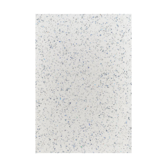 [BFWWSP2] White Sparkle MFC Laminate Kitchen Worktop, W 2000mm x L 28mm x D 365mm, White - Cutout