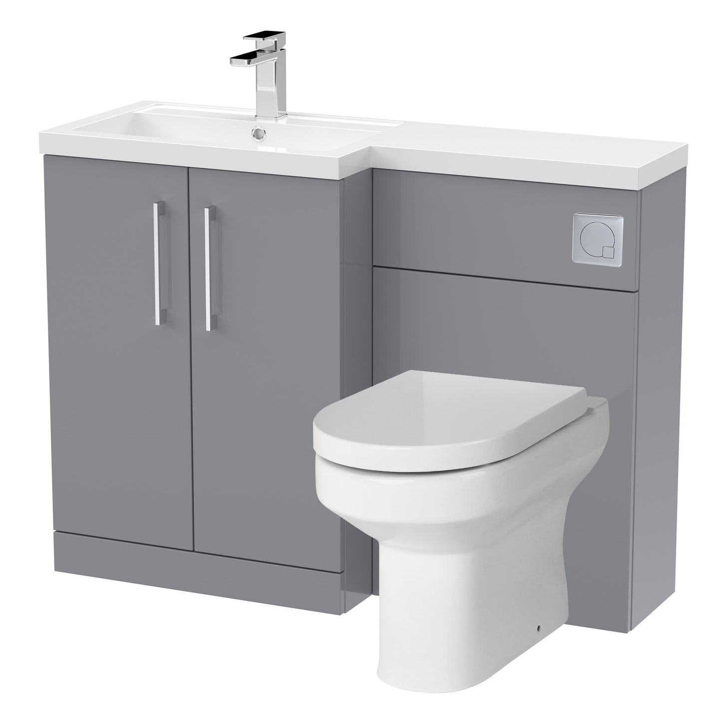 [BFZLE005] Bramshall Vanity Unit Bundle, Choice of Orientation and Colour - Cutout