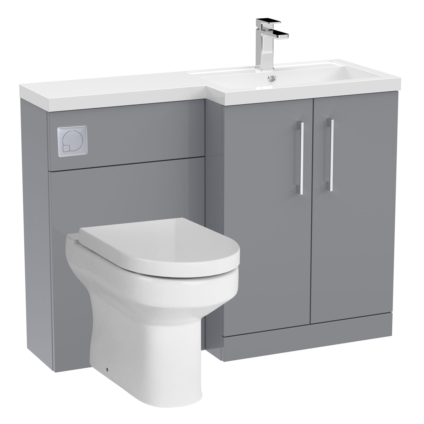 [BFZLE006] Bramshall Vanity Unit Bundle, Choice of Orientation and Colour - Cutout